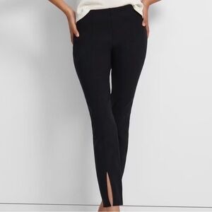 Theory Stretch Leggings with Front Slit